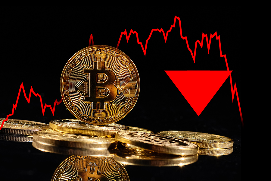 Bitcoin falls below ,000, lowest since July 2021