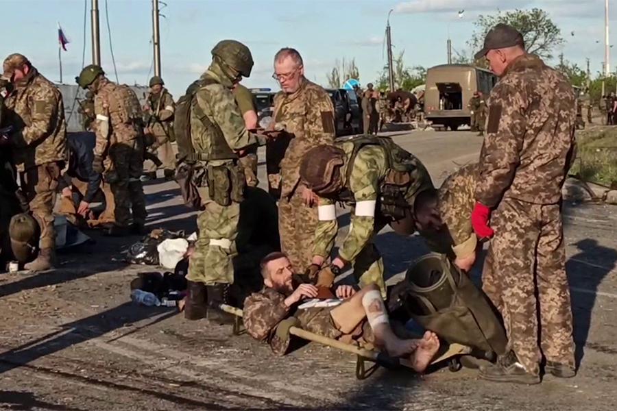 Kyiv seeks evacuation of Azovstal fighters, first war crimes trial begins