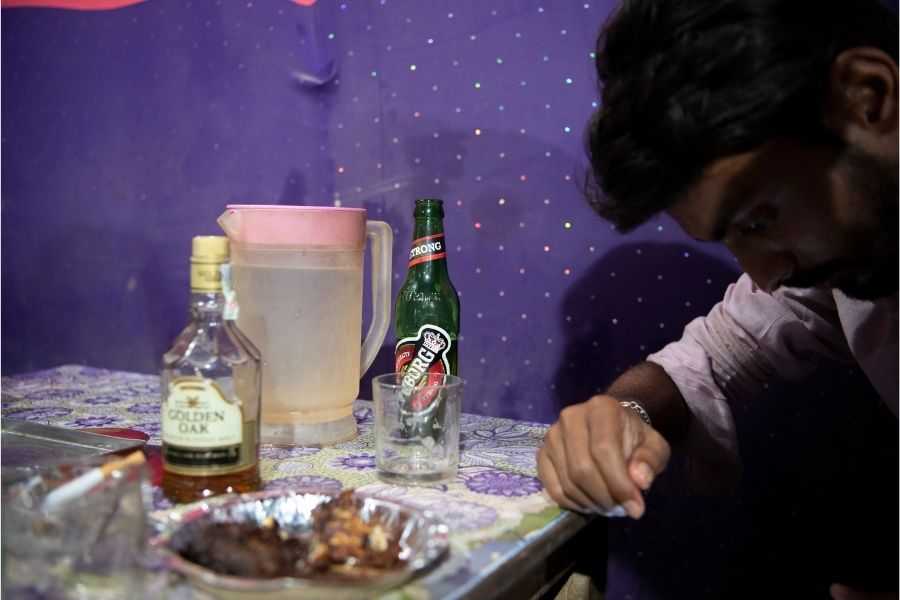 An Indian state banned alcohol. The drinking moved to nearby Nepal