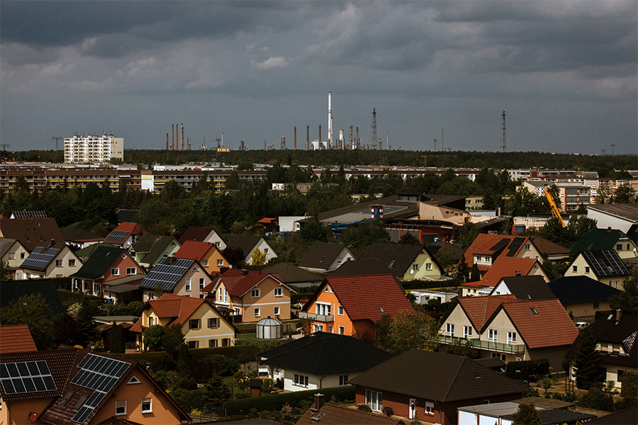 The refinery standing between Germany and an oil embargo