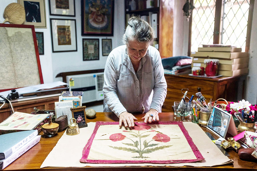 French-Indian textile designer brings back Mughal patterns