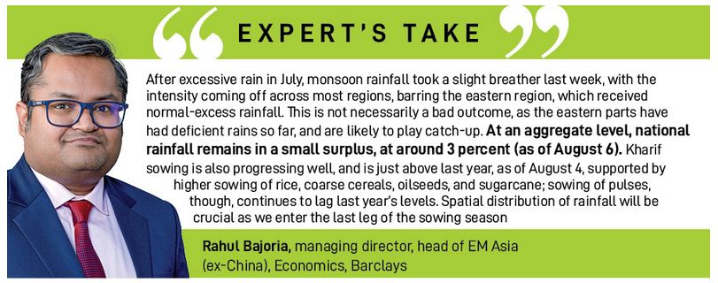 Rain watch for Aug 3-9: Monsoon slows down, pulses sowing still lagging