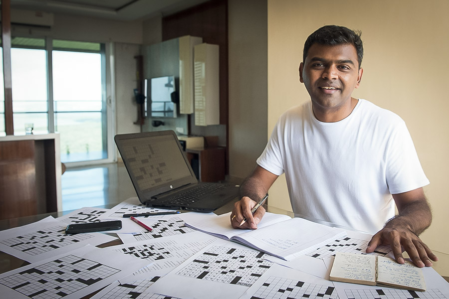 This I-banker moved to the US on a permanent 'Einstein' visa—for his crossword skills