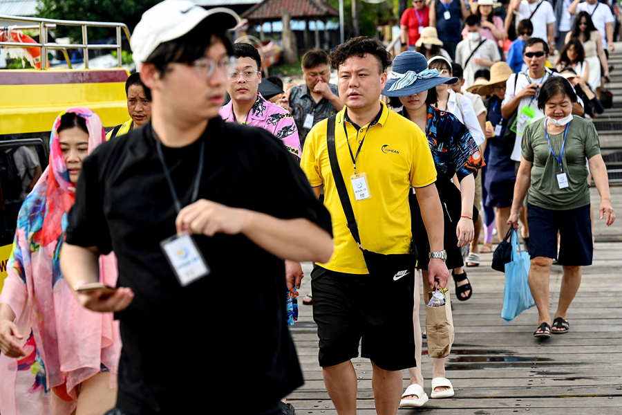 Pandemic to paradise: Chinese tourists return to Bali after three years