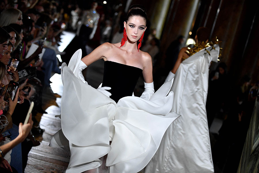 Fashion and film merge as Paris shows its opulent side for couture week