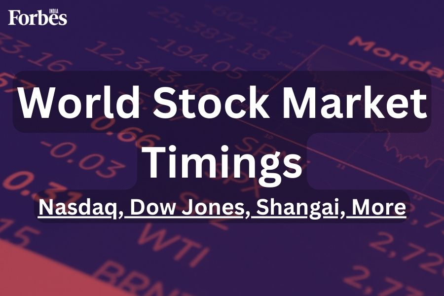 world stock market timings
