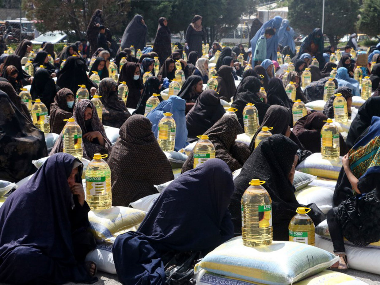 India sends food aid to Afghanistan on humanitarian grounds, upon Taliban's request