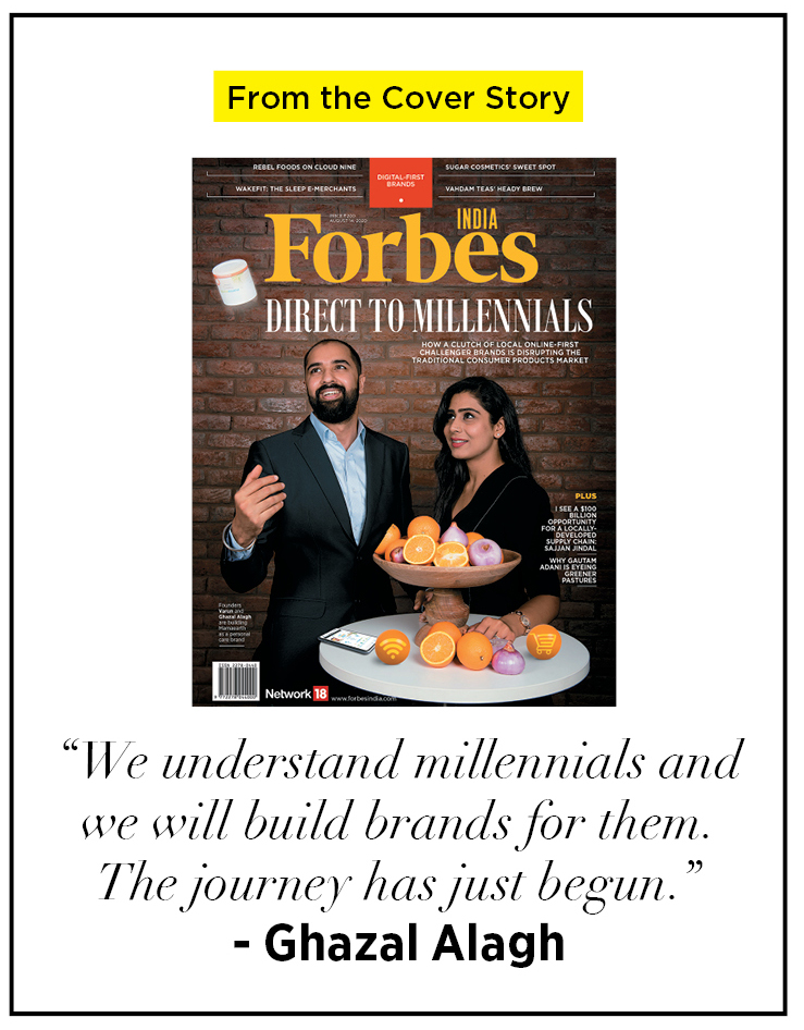 India is scripting a personal care story for millennials: Varun and Ghazal Alagh