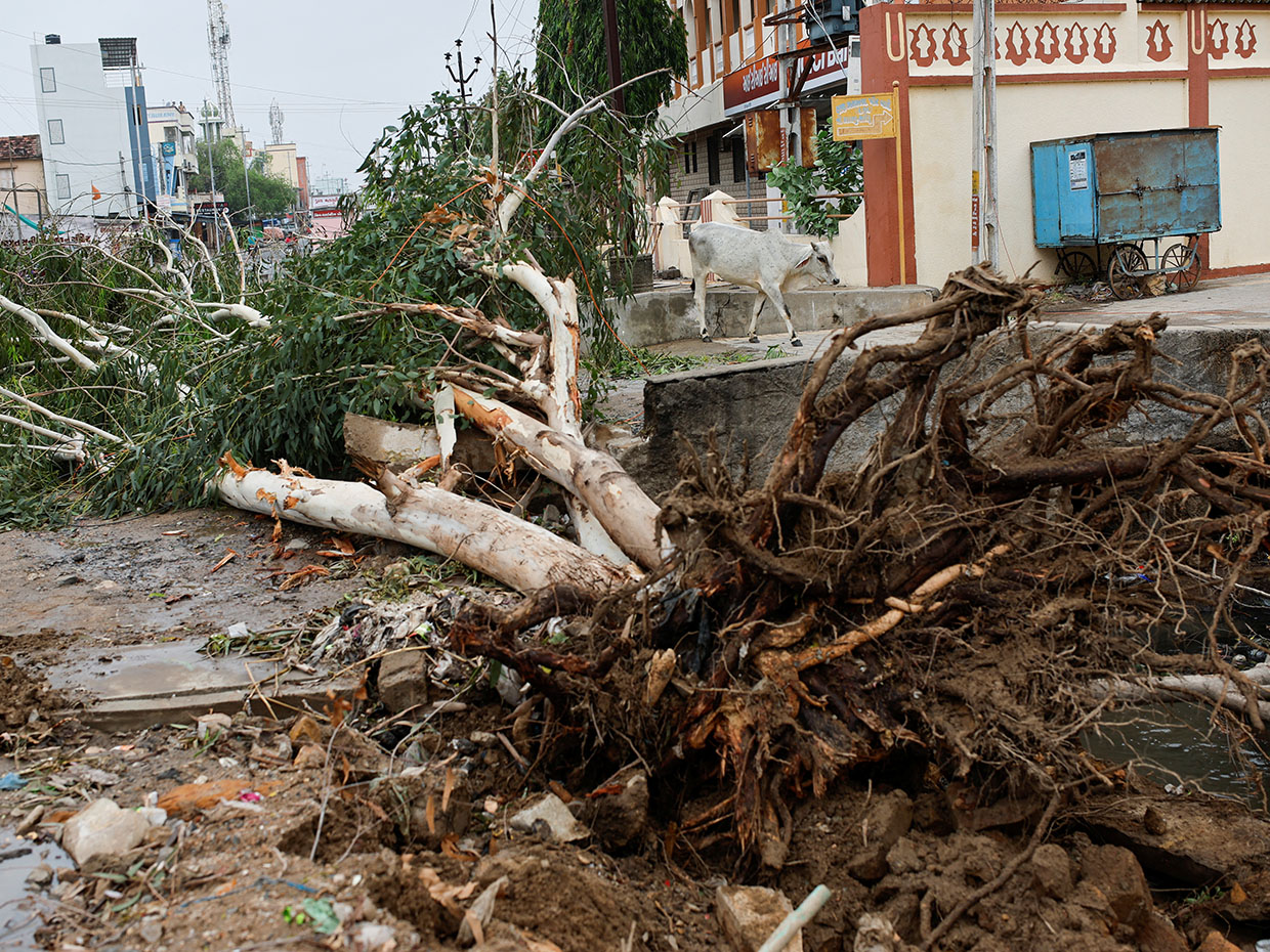 Nature's Wrath: A visual journey through Cyclone Biparjoy
