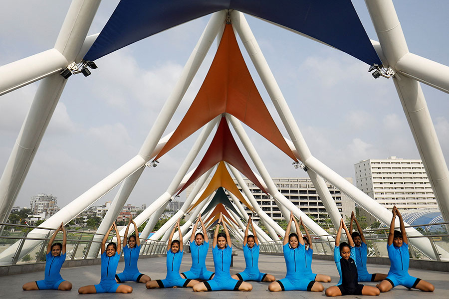 Strike a Pose: International Yoga Day celebrations captured in pictures