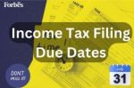 ITR filing last date for FY 2022-23 (AY 2023-24): Due dates for income tax returns filing, TDS, advance tax payments