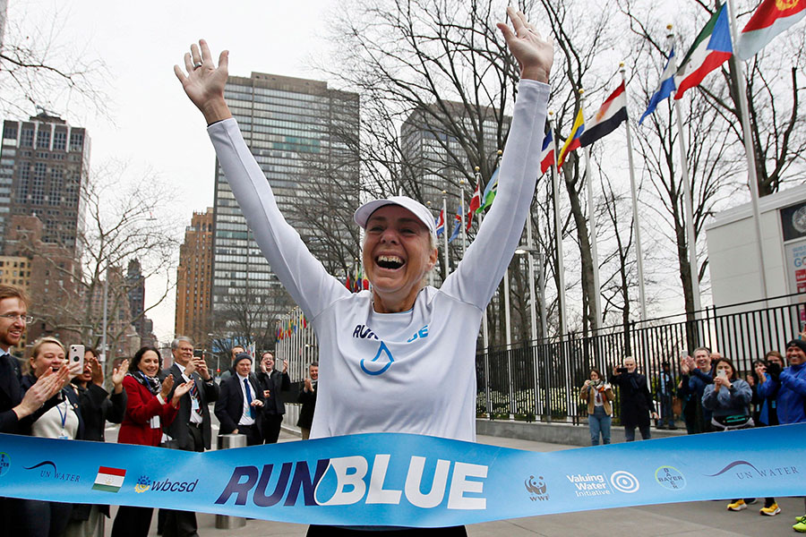 1 year, 200 marathons: Mina Guli's 'crazy' adventure to highlight water woes