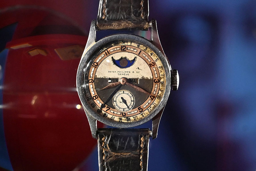 A Patek Philippe owned by China's last emperor sells for  million