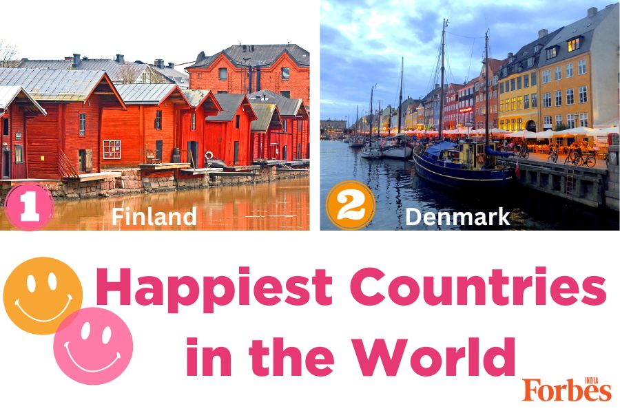 Top 20 happiest countries in the world in 2024