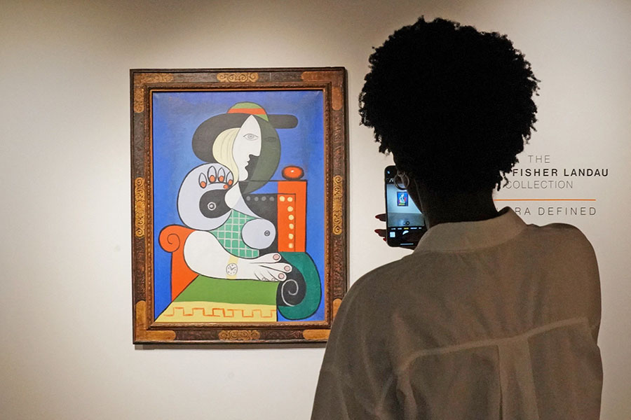 Picasso's 'Woman with a Watch' fetches 9 million at New York auction