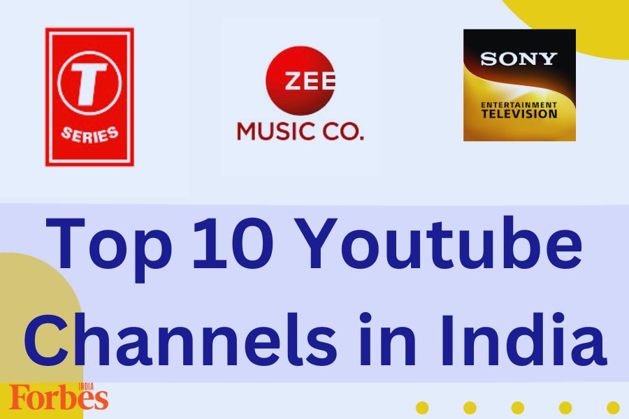 Top 10 YouTube channels in India with most subscribers