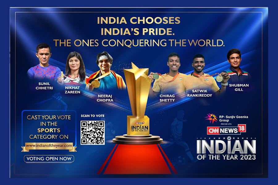 Vote for your favourite sportsperson at 'CNN-News18 Indian of the Year 2023'