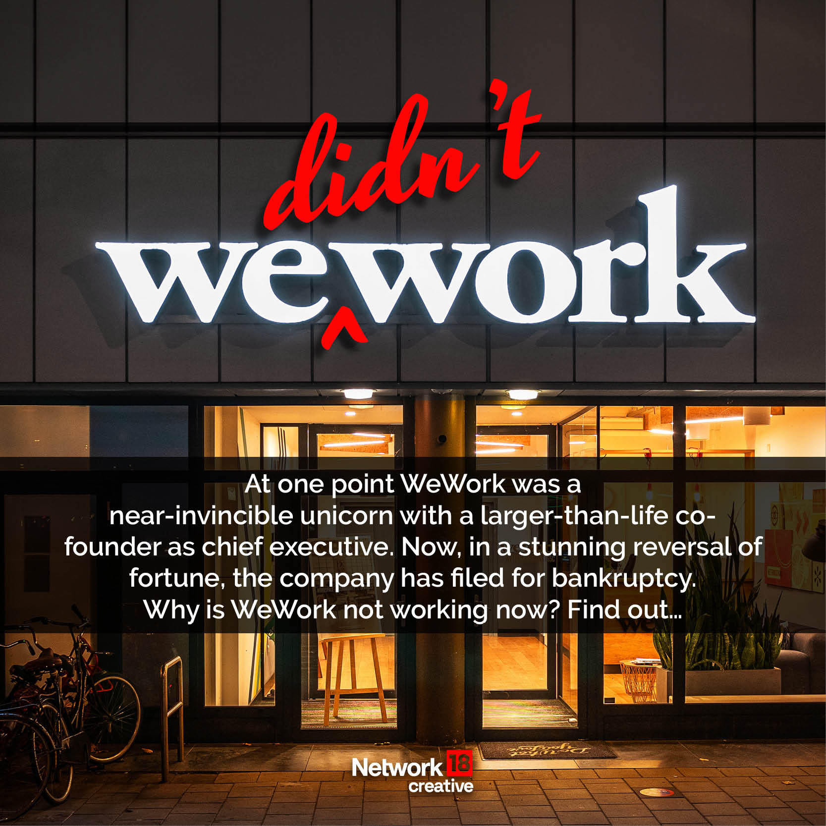 Why WeWork is not working now?