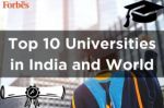 Top 10 universities in India and world