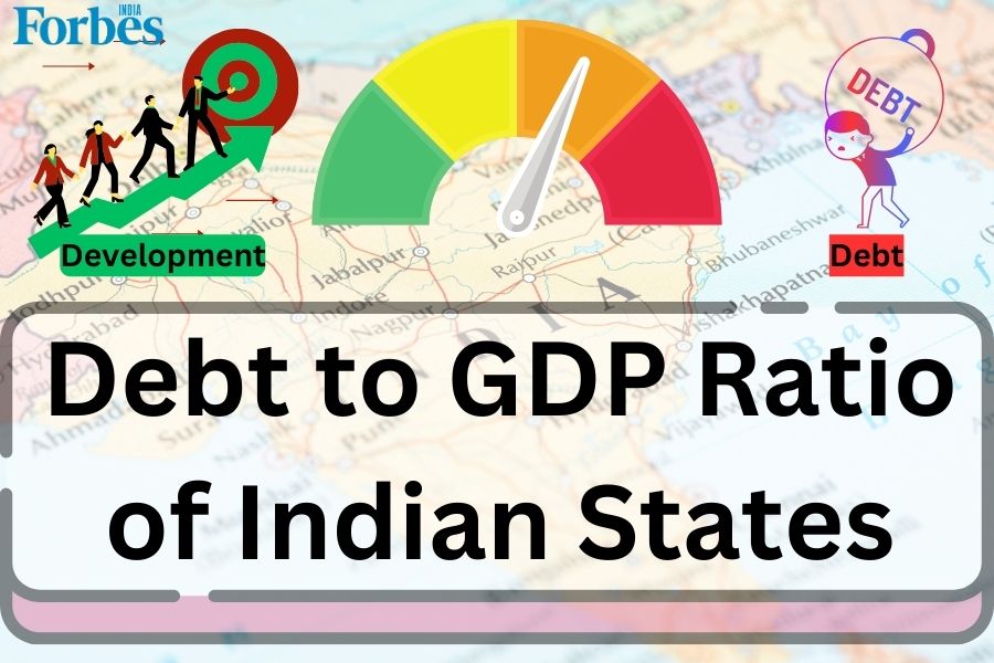 Debt-to-GDP ratio of Indian states in 2024