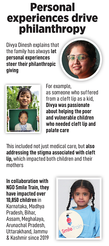 K Dinesh and family: The generous givers