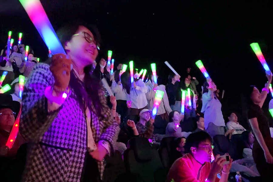Chinese 'Swifties' shake it off at Beijing watch party