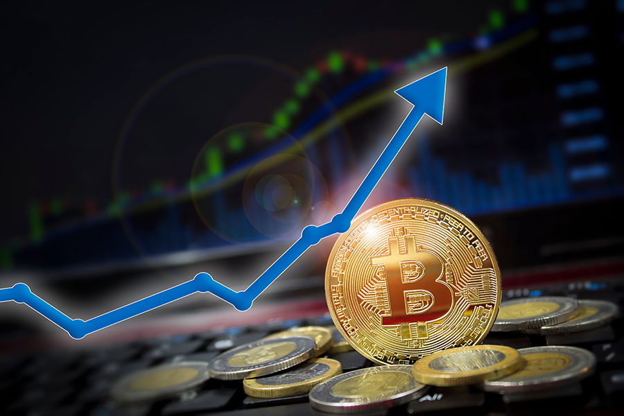Bitcoin records a two-year high and crosses the ,000 threshold