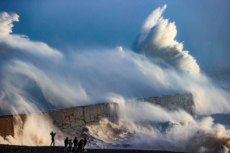 Photo of the day: Storm Henk