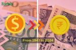 1 USD to INR: From 1947 to 2024