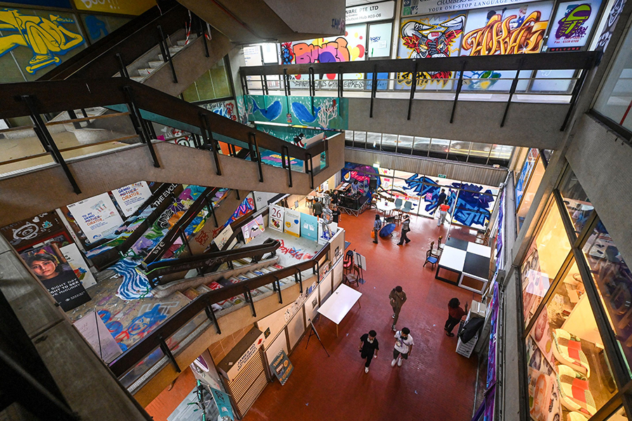 Abandoned Singapore mall becomes unlikely art haven