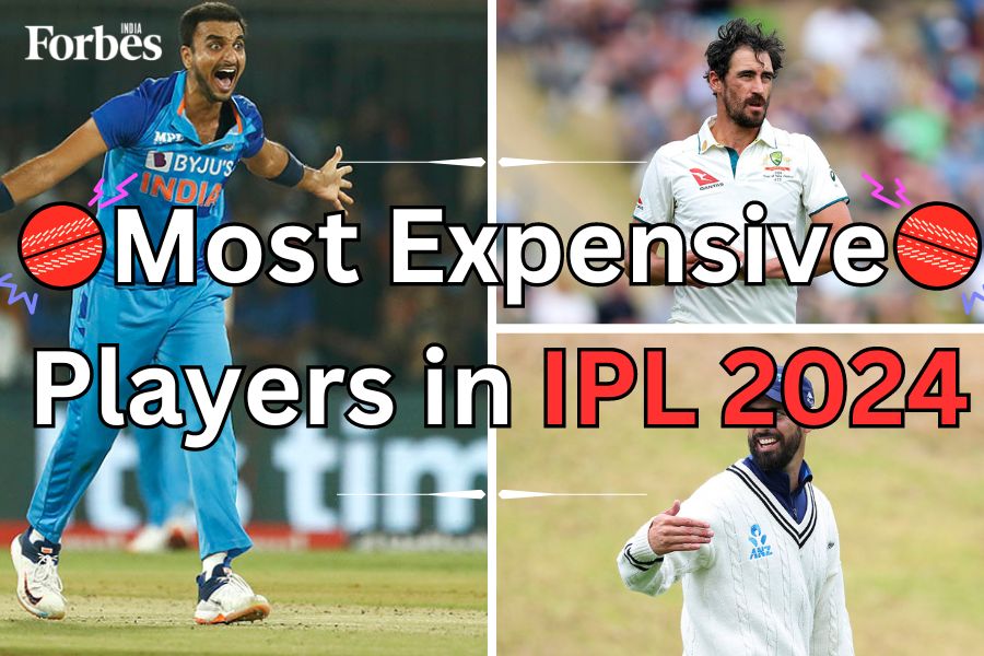 Top 10 most expensive players in IPL 2024