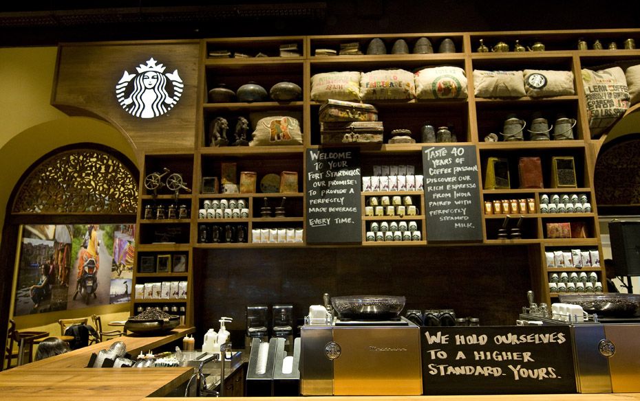 Starbucks first store launch in India