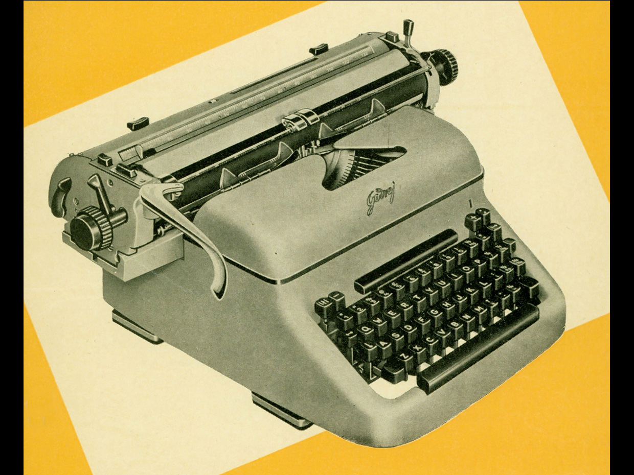 Typewriter - an ordinary machine which made journalism and typing extraordinary