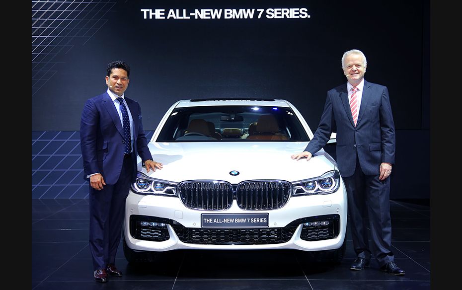 Sachin Tendulkar unveils new BMW 7 Series
