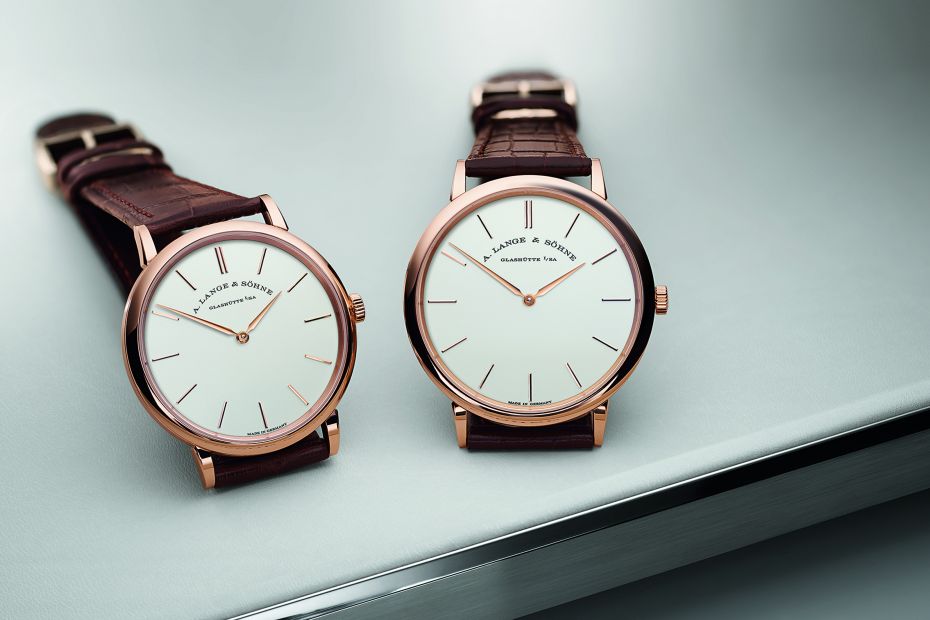 Saxonia Thin: Two-hand watch with a new design