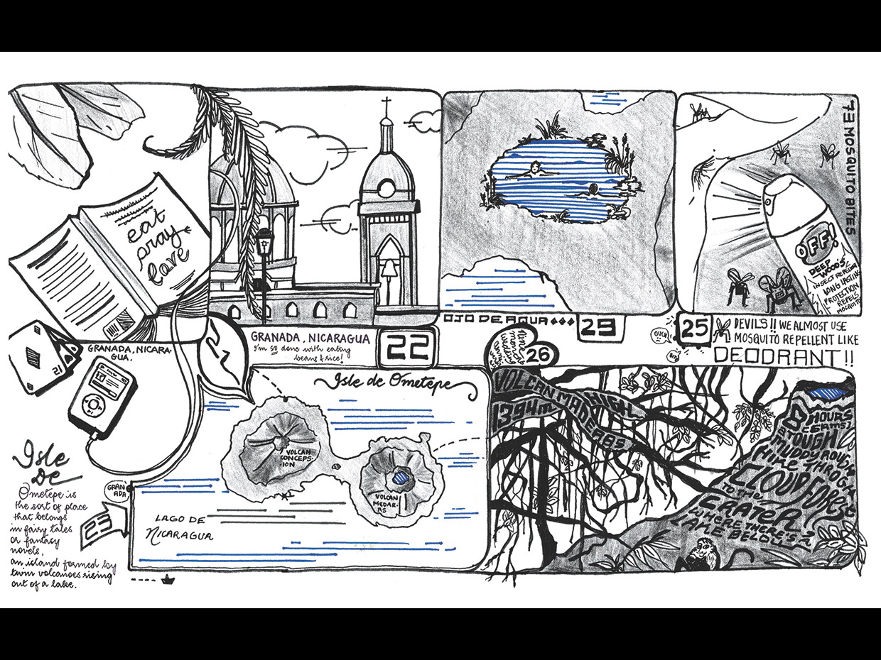 Viewing the world through the sketches of graphic artists