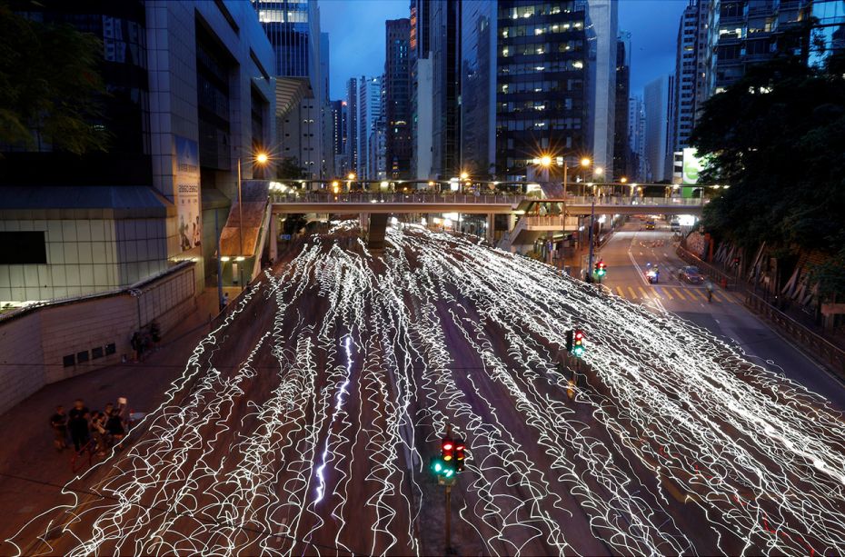 In Photos: Strikes, protests continue across Hong Kong