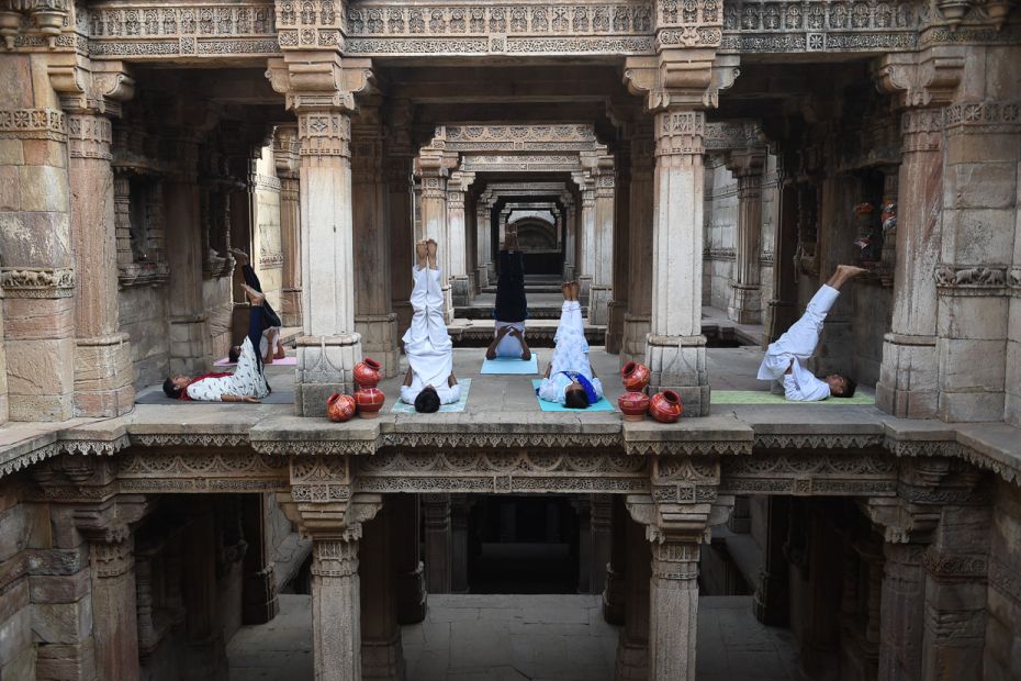 International Yoga Day: The spectacle of human geometry