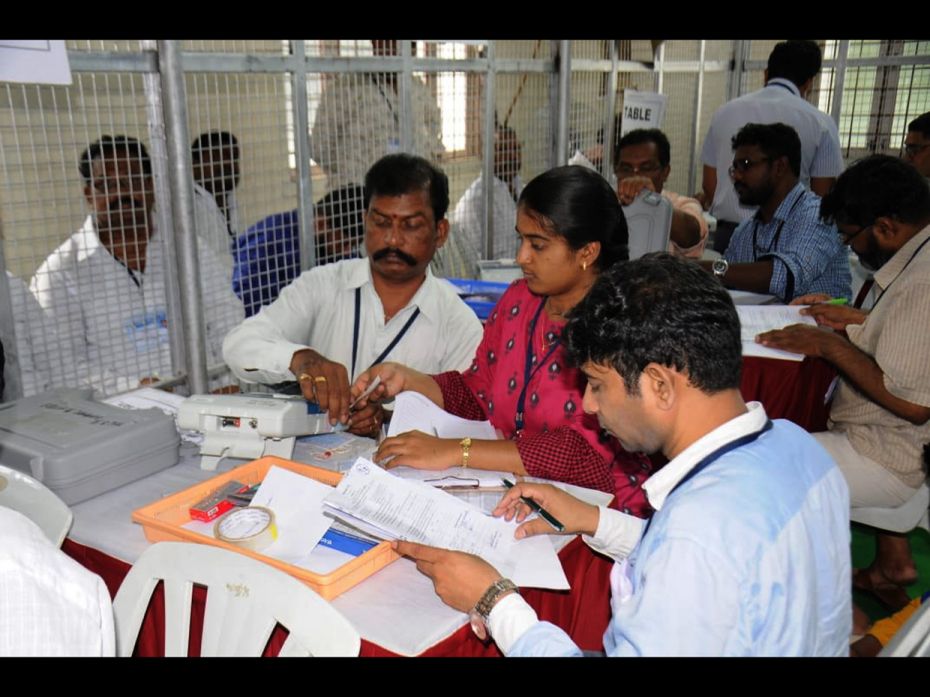 Election Results 2019: A peek inside vote counting centres across India, in photos