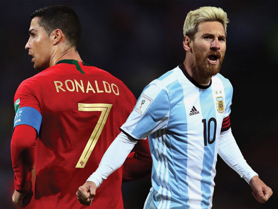 2018 Messi and Ronaldo