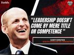 Leadership is a learned skill, not earned by title or competence alone: Gary Kirsten