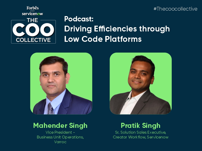 Driving efficiencies through low code platforms with The COO Collective