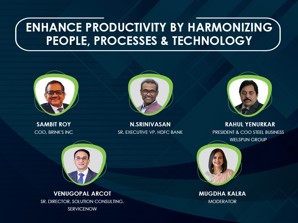 ENHANCE PRODUCTIVITY BY HARMONIZING PEOPLE, PROCESSES & TECHNOLOGY